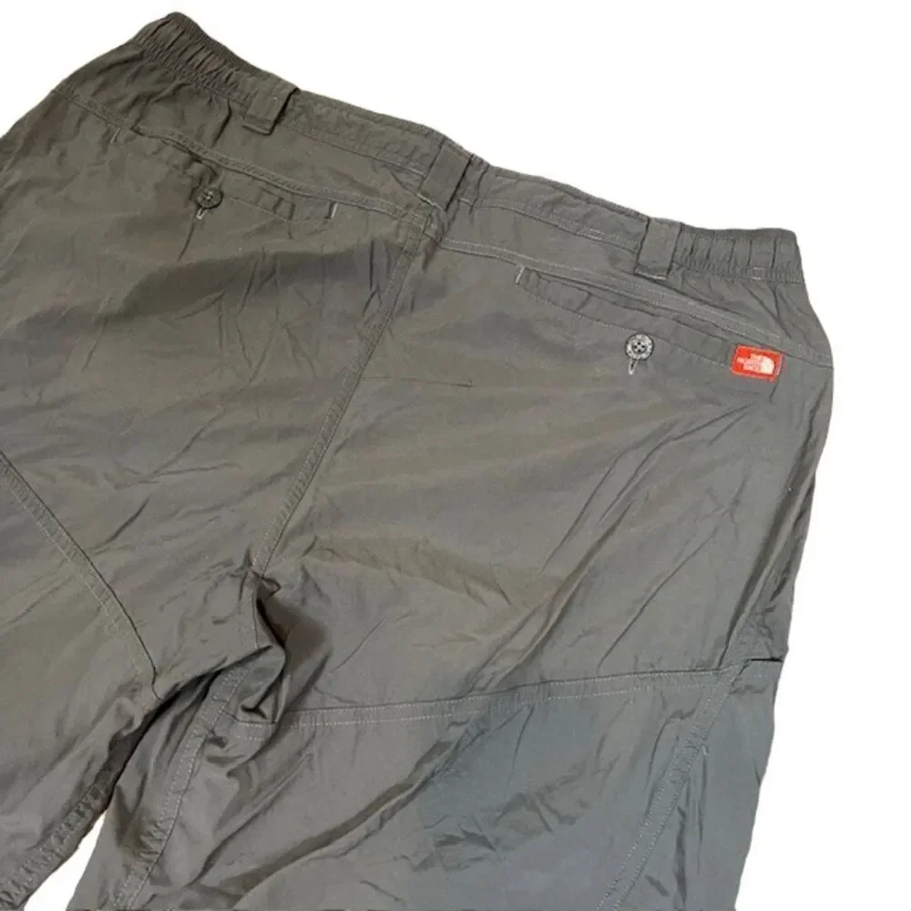 The North Face Convertible Hiking Pants Zip Off Legs Outdoor Utility Charcoal XL